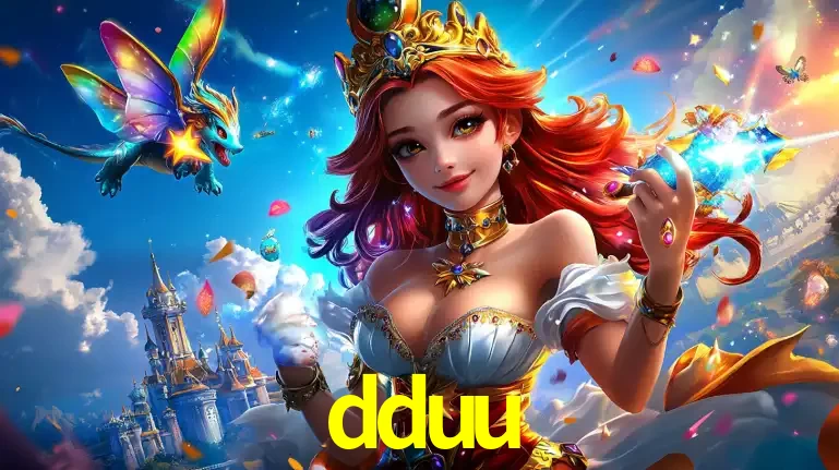 A princesa de um reino de fantasia mágico, com seu pequeno dragão, apresentando um mundo de prêmios encantados nos jogos de caça-níqueis do cassino dduu.
